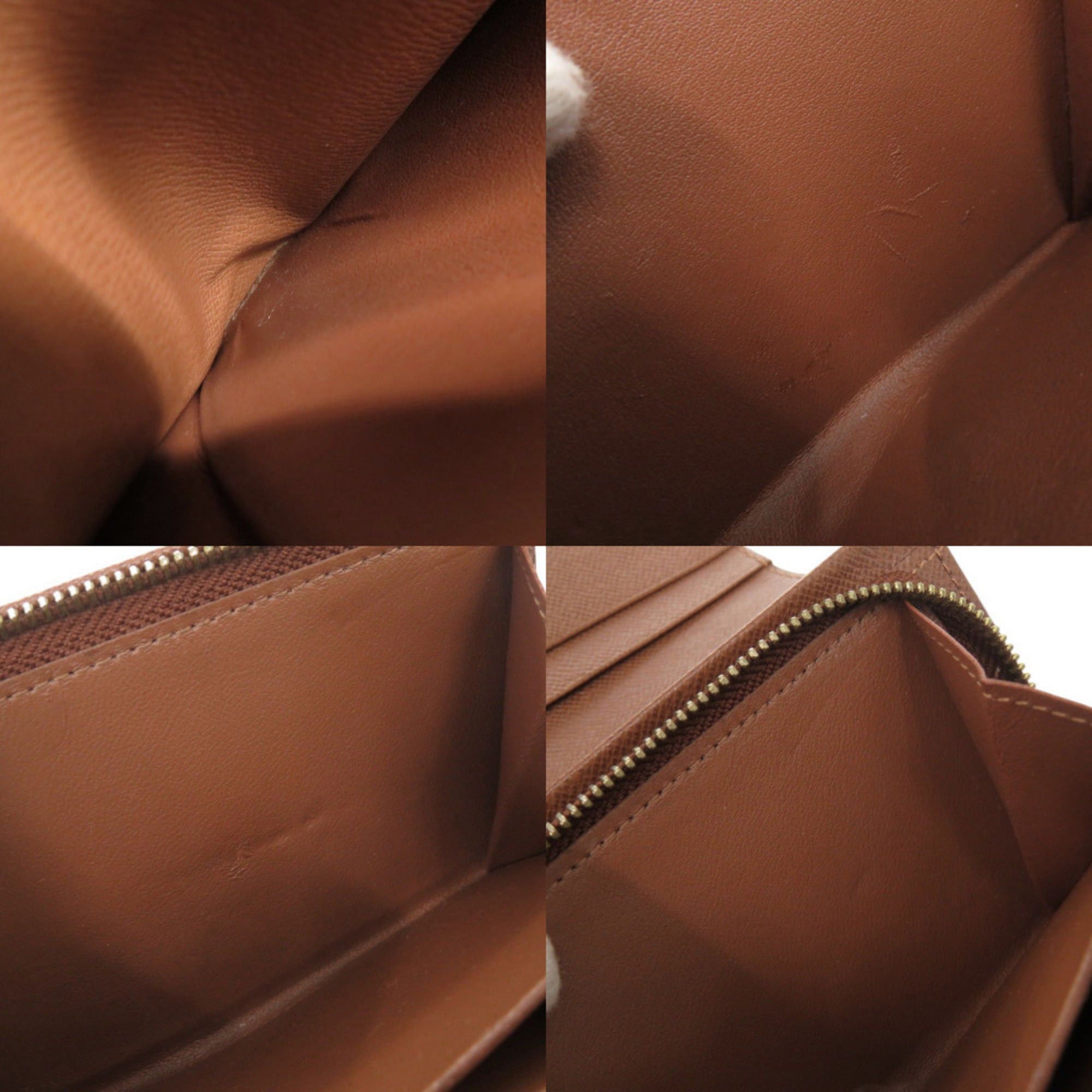 Louis Vuitton Excellent condition, no stickiness. Louis Vuitton Porte Monnaie Bi-fold Wallet M61730, Brown, Tresor Monogram. LV 1732. Size ONE SIZE - 9 Thumbnail
