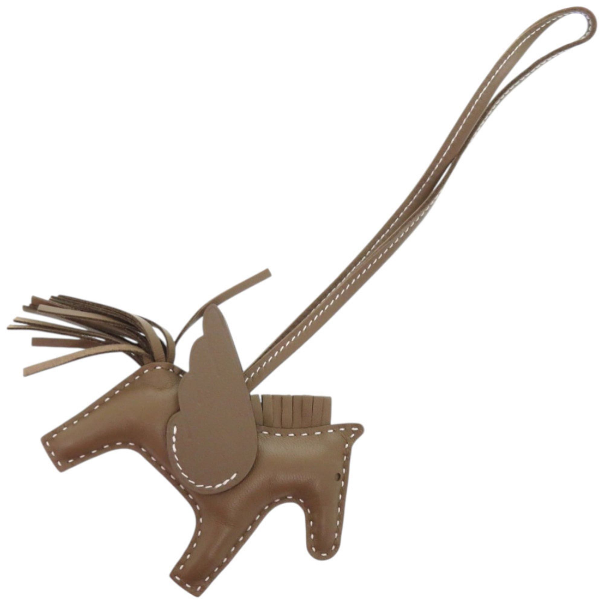Hermes Hermes Excellent condition Hermès Rodeo PM Pegasus Anjou Milo Etoupe W stamped brown keychain 1957 Size ONE SIZE - 2 Thumbnail