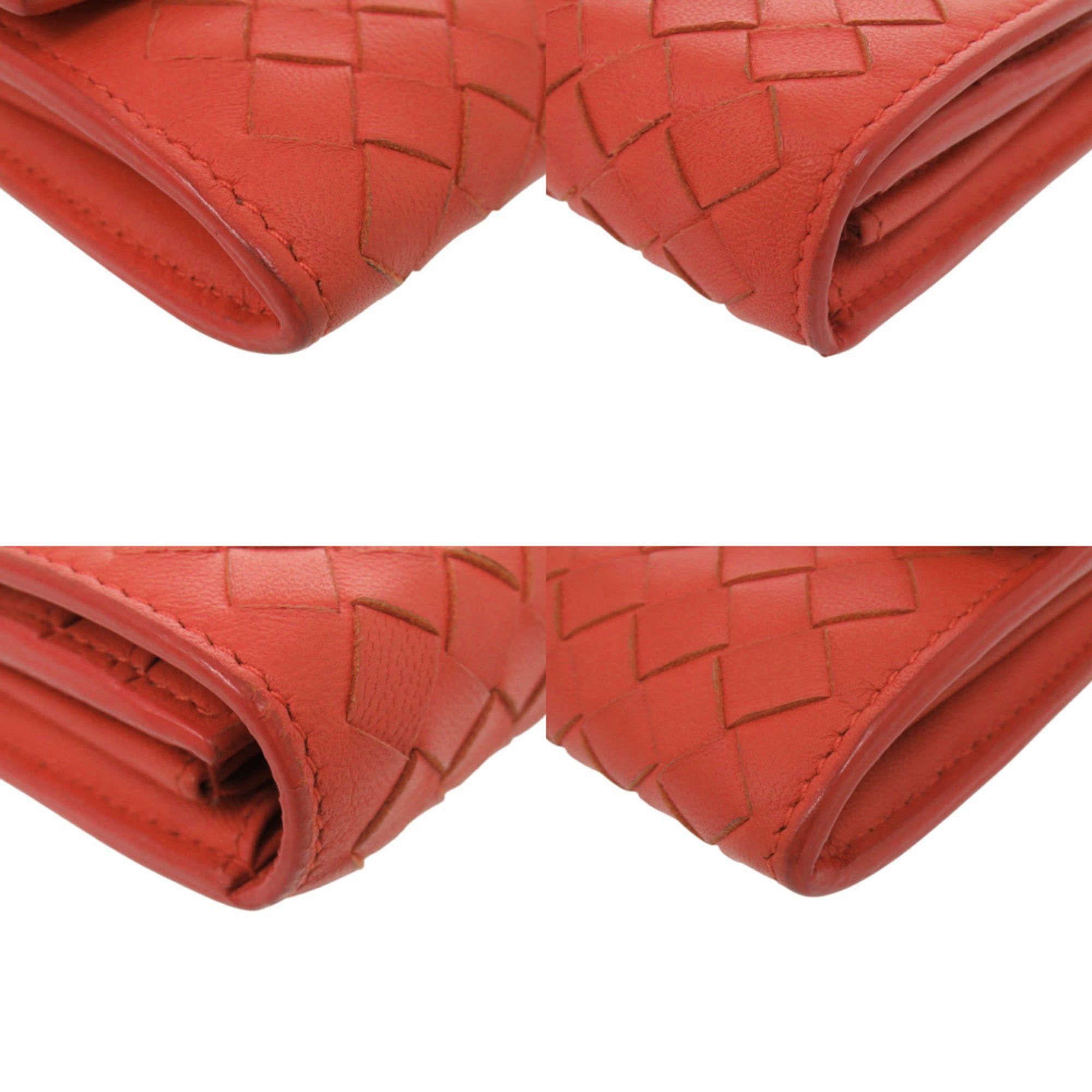 Bottega Veneta Excellent condition Bottega Veneta Intrecciato leather red long wallet, item number 0787 Size ONE SIZE - 3 Thumbnail