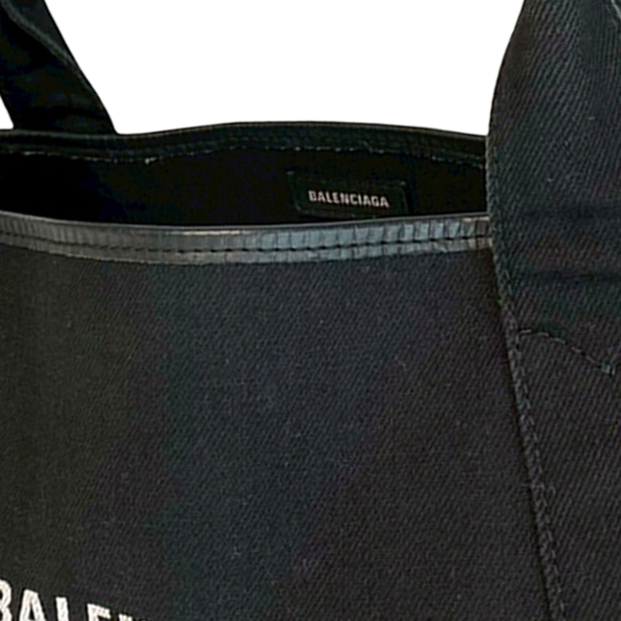 Balenciaga Balenciaga Canvas Navy Cabas Tote S Size ONE SIZE - 9 Thumbnail