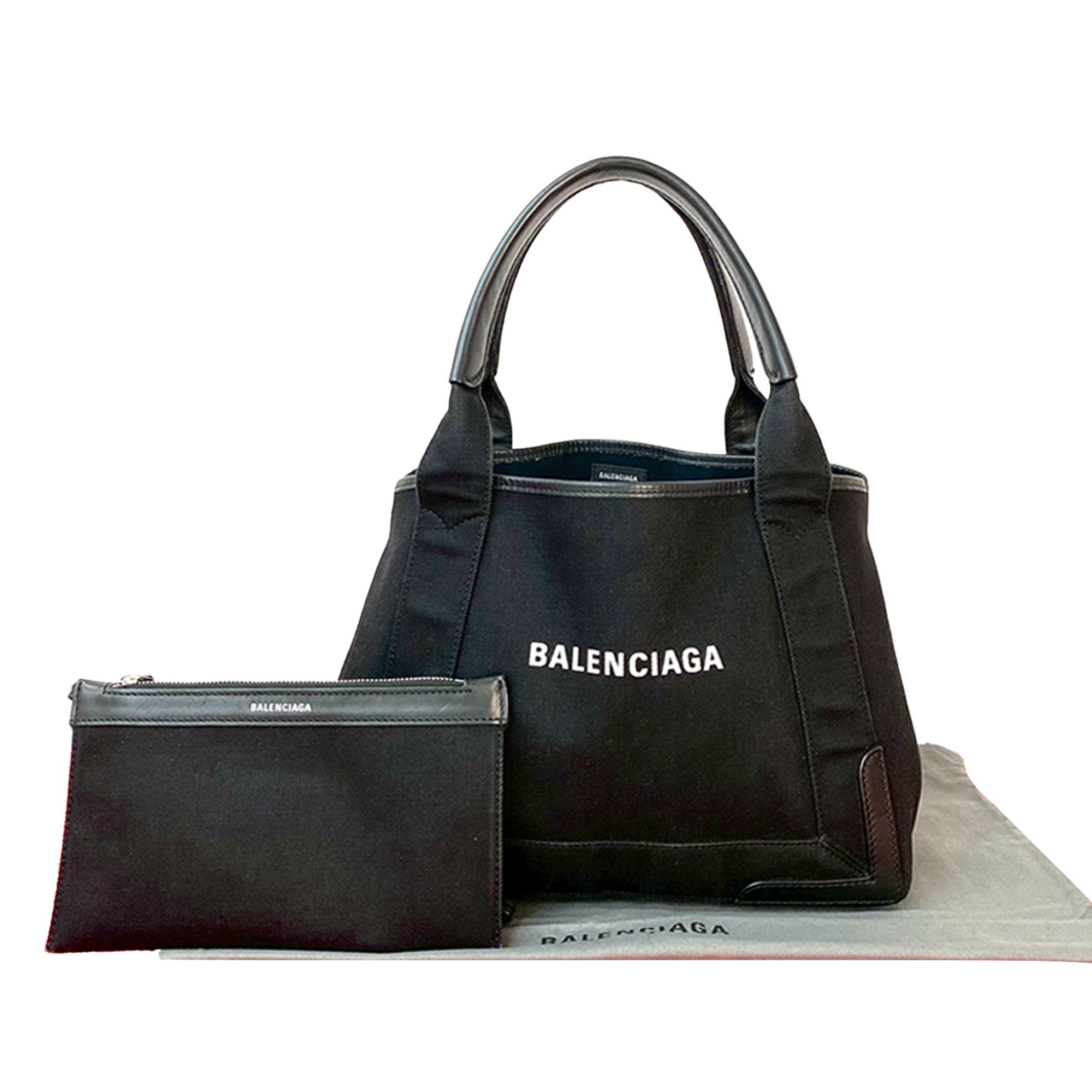 Balenciaga Balenciaga Canvas Navy Cabas Tote S Size ONE SIZE - 10 Thumbnail