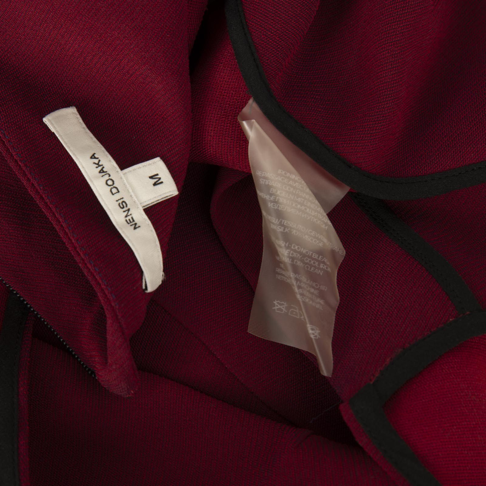Nensi Dojaka Red Halterneck Sleeveless Top Size M / US 6-8 / IT 42-44 - 4 Thumbnail