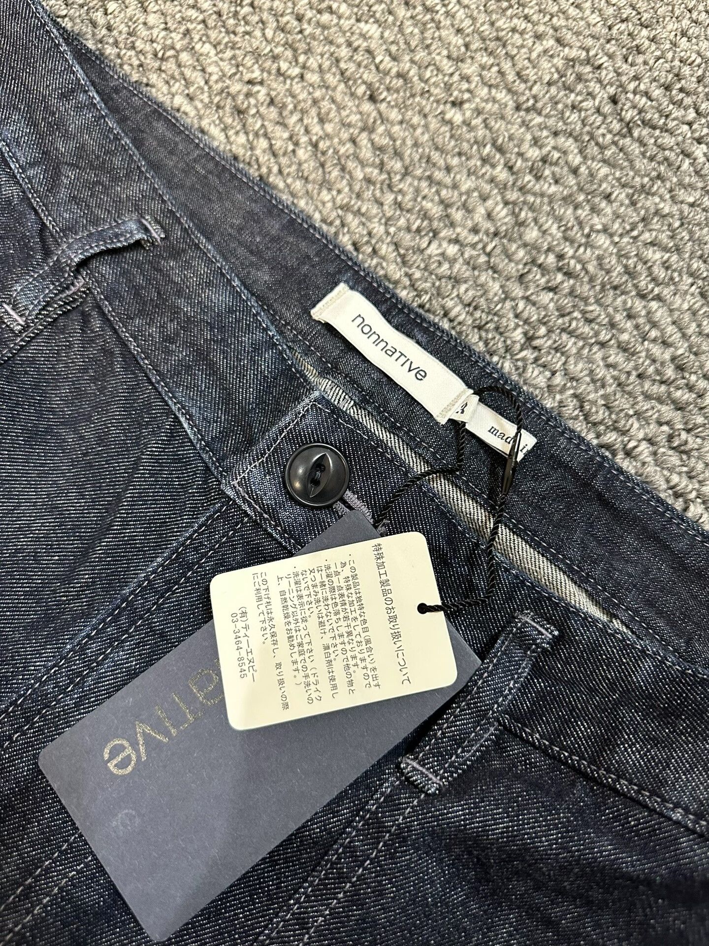 Nonnative nonnative denim cargo pants size 3 Size US 34 / EU 50 - 3 Thumbnail