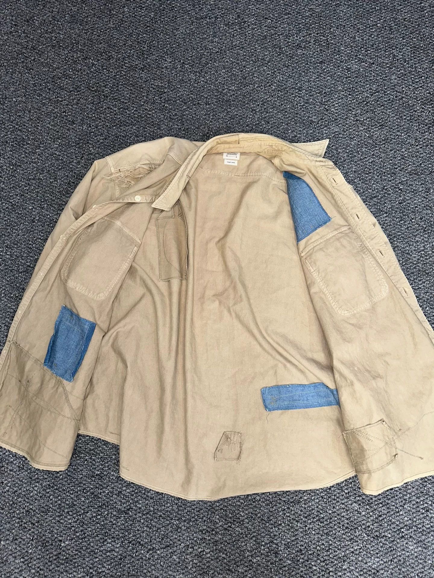 Visvim visvim grand crash soft oversized shirt Size US M / EU 48-50 / 2 - 3 Thumbnail