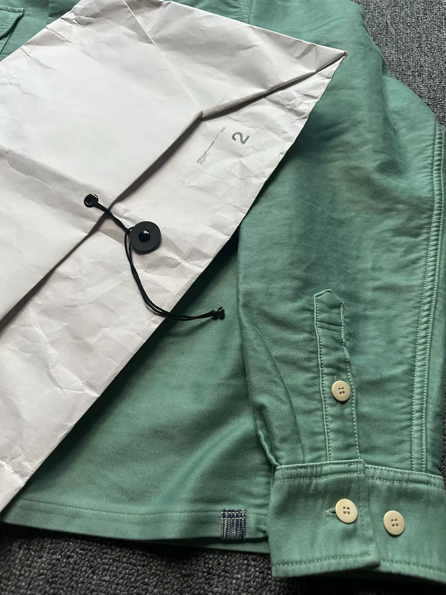 Visvim visvim keesey cotton shirt in green Size US M / EU 48-50 / 2 - 2 Thumbnail