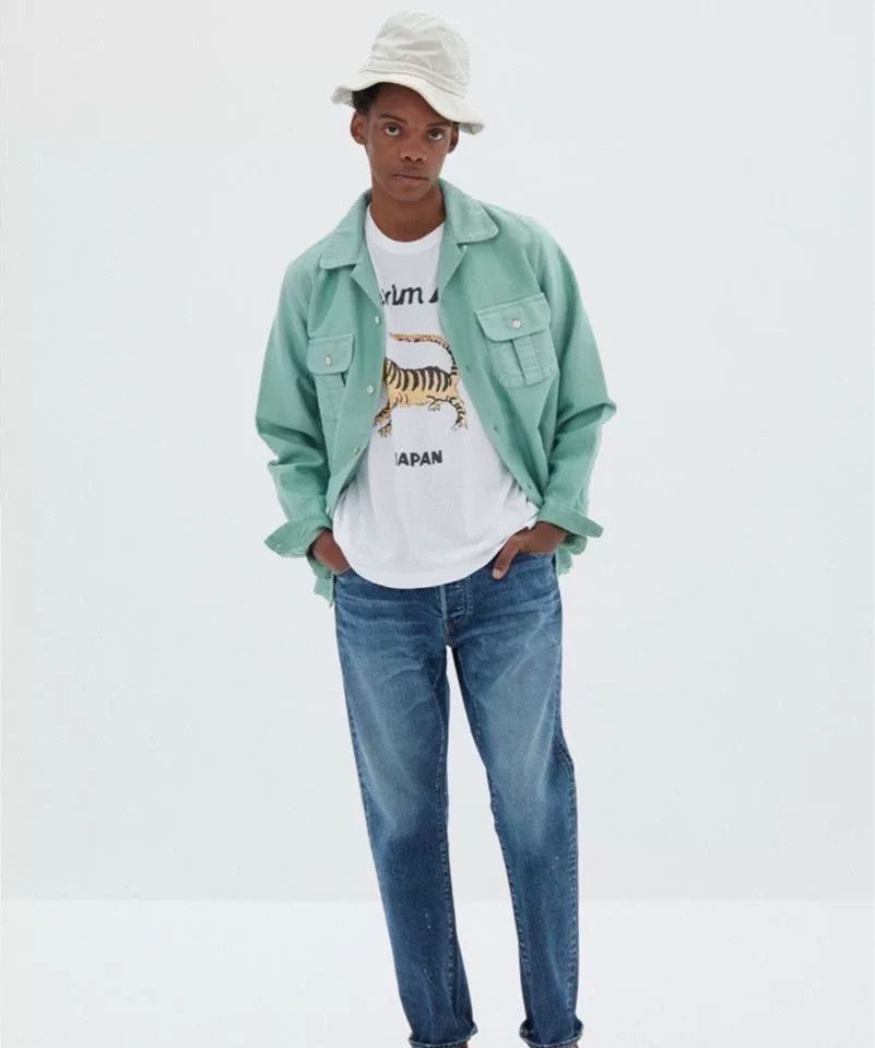 Visvim visvim keesey cotton shirt in green Size US M / EU 48-50 / 2 - 6 Thumbnail