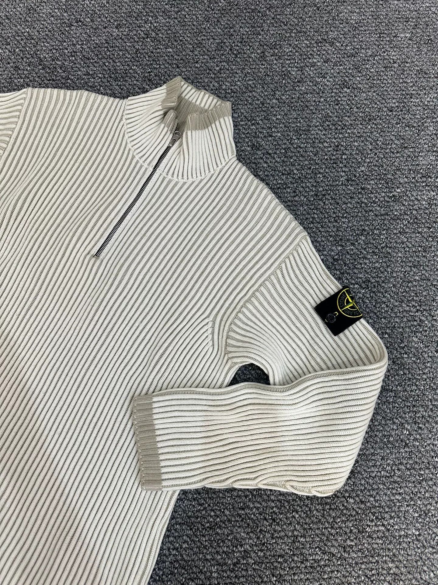 Stone Island stone island half-zip knitted sweater Size US L / EU 52-54 / 3 - 2 Thumbnail
