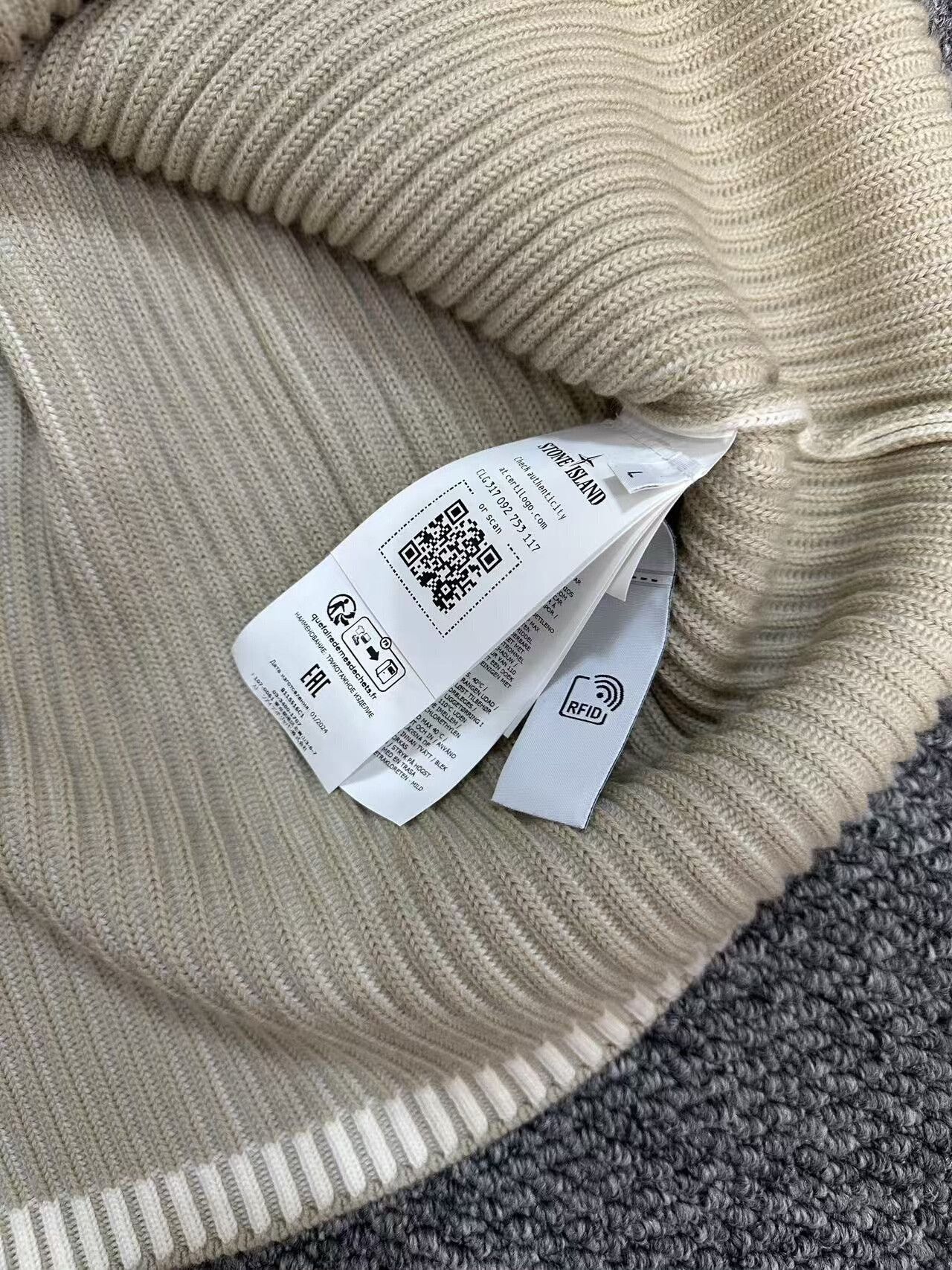 Stone Island stone island half-zip knitted sweater Size US L / EU 52-54 / 3 - 5 Thumbnail