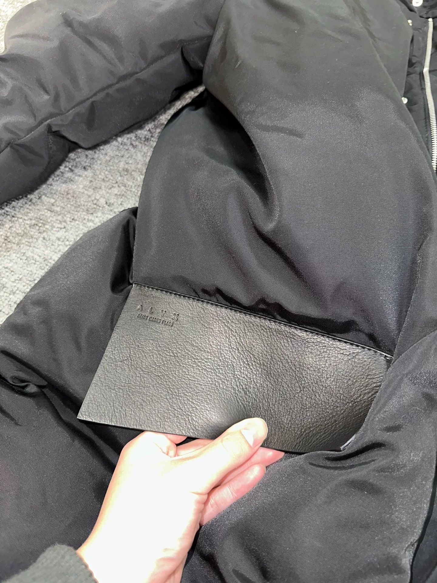 1017 ALYX 9SM alyx long down jacket with leather accents Size US XL / EU 56 / 4 - 5 Thumbnail