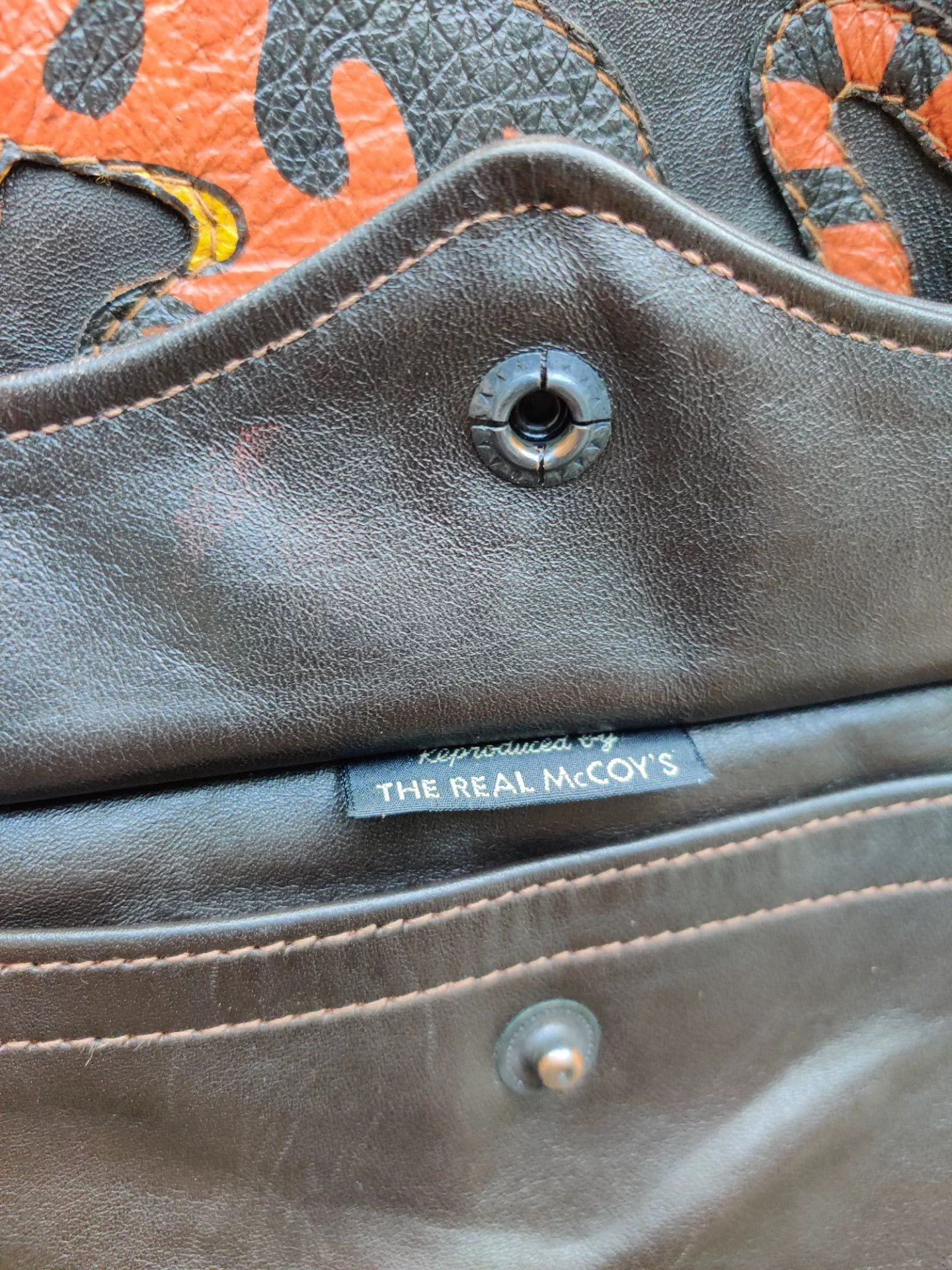 The Real McCoy's realmccoy A2 leather bomber jacket with paint Size US M / EU 48-50 / 2 - 5 Thumbnail