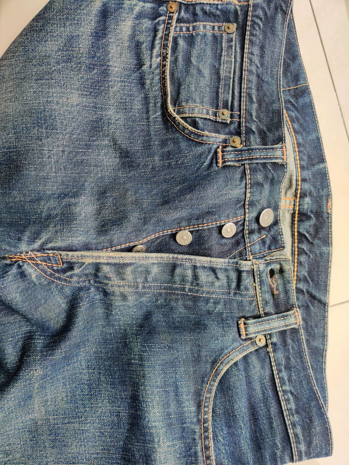 Freewheelers bootleggers skull graphic jeans size 32 Size US 32 / EU 48 - 5 Thumbnail