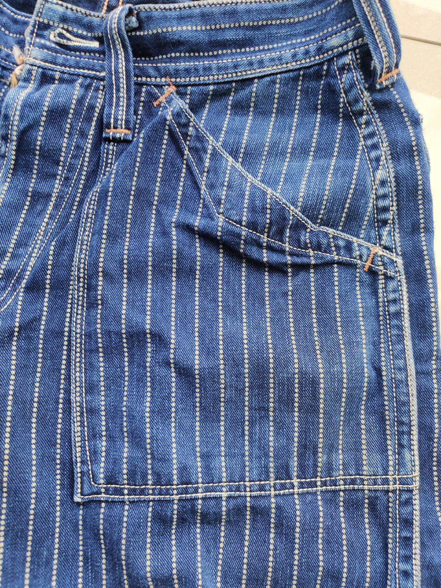 Freewheelers bootleggers longshoreman wabash striped pants Size US 28 / EU 44 - 6 Thumbnail