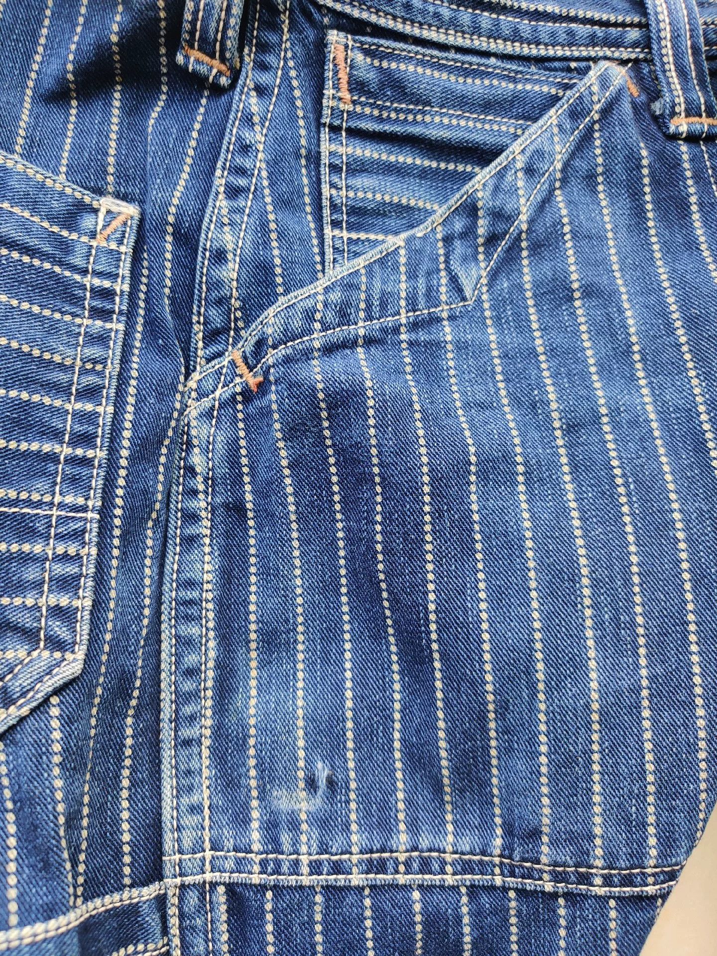 Freewheelers bootleggers longshoreman wabash striped pants Size US 28 / EU 44 - 5 Thumbnail