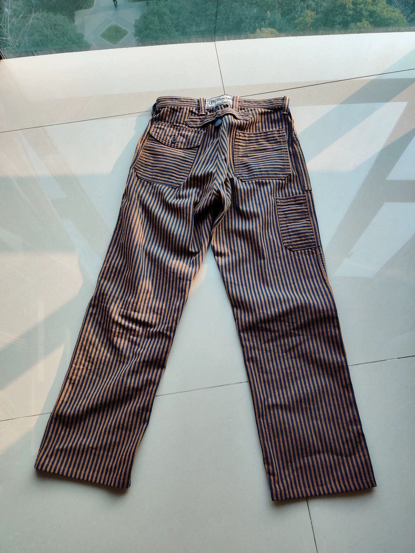 Freewheelers striped longshoreman work pants by freewheelers Size US 30 / EU 46 - 2 Thumbnail