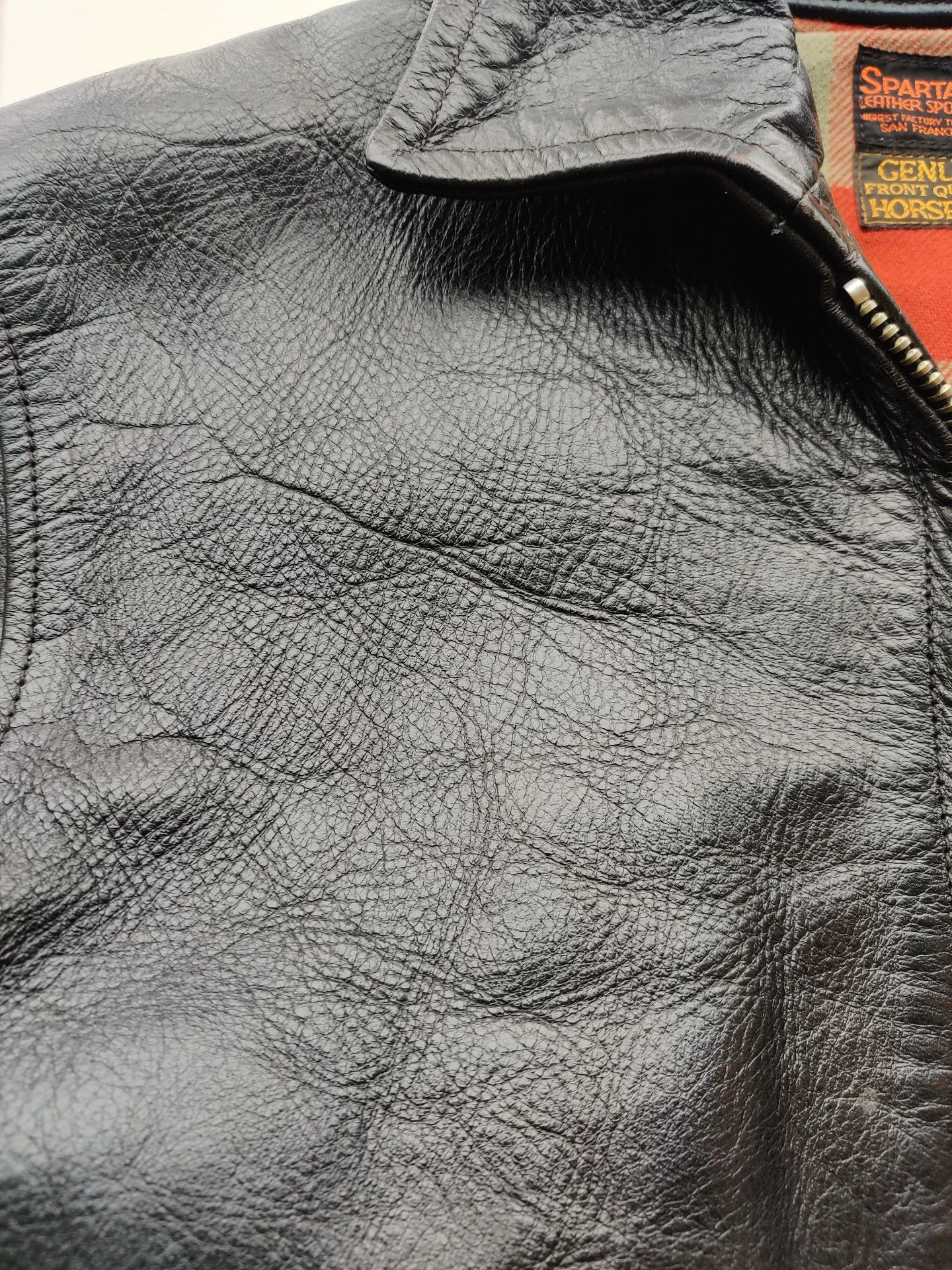 Freewheelers black leather jacket with snowflake pattern Size US S / EU 44-46 / 1 - 6 Thumbnail