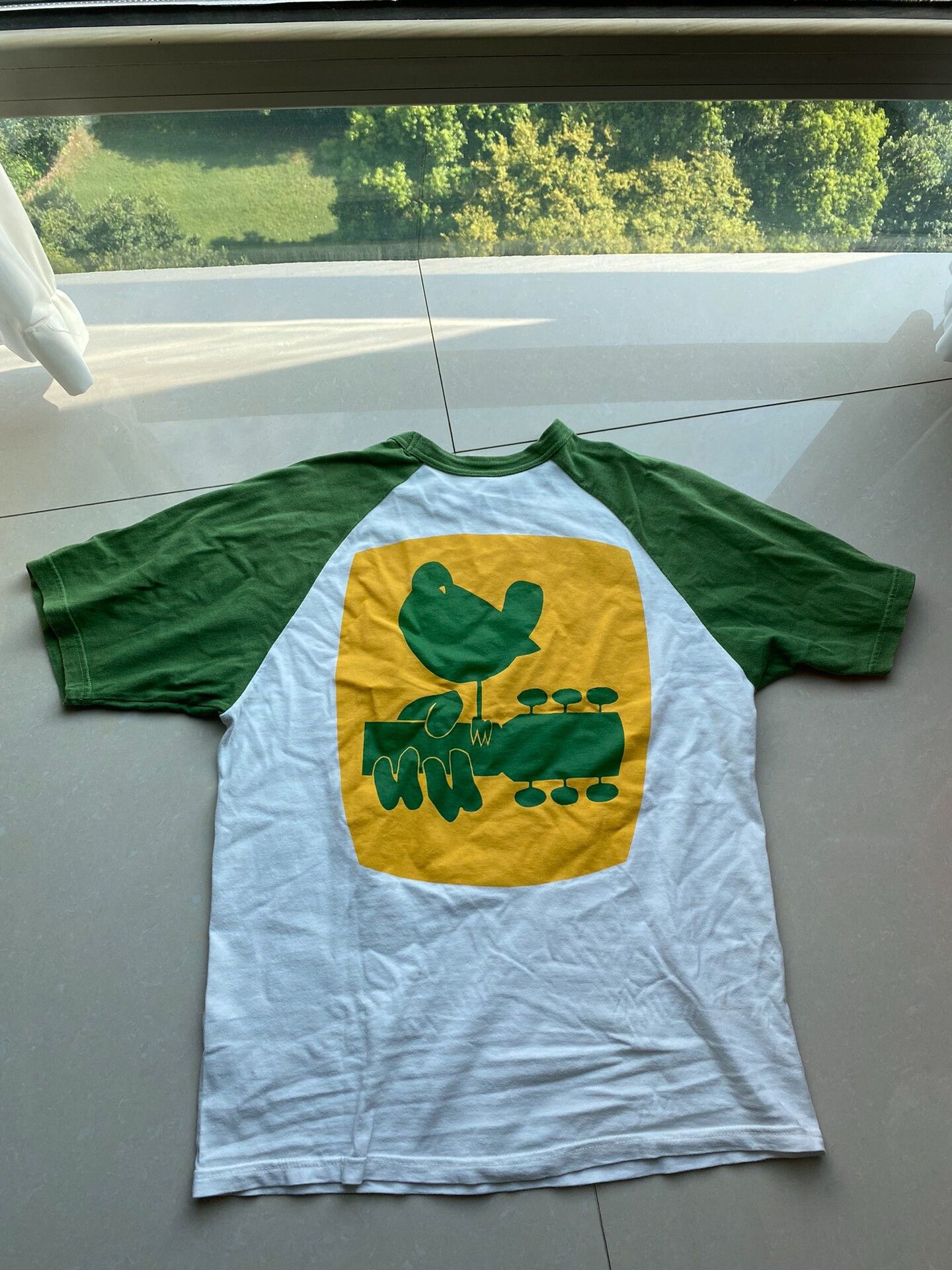 Freewheelers vintage green and white peace tee Size US S / EU 44-46 / 1 - 2 Thumbnail