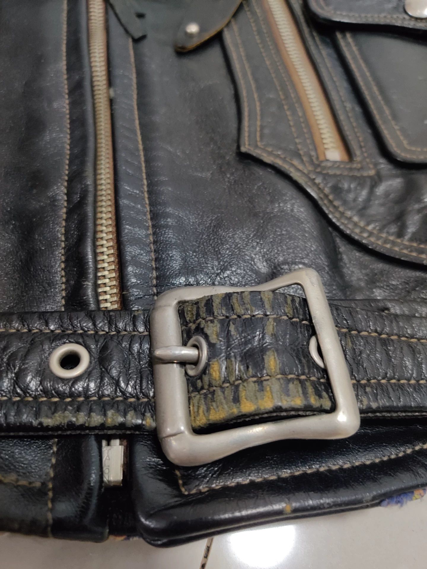 TOYS McCOY vintage black leather motorcycle jacket Size US M / EU 48-50 / 2 - 9 Thumbnail