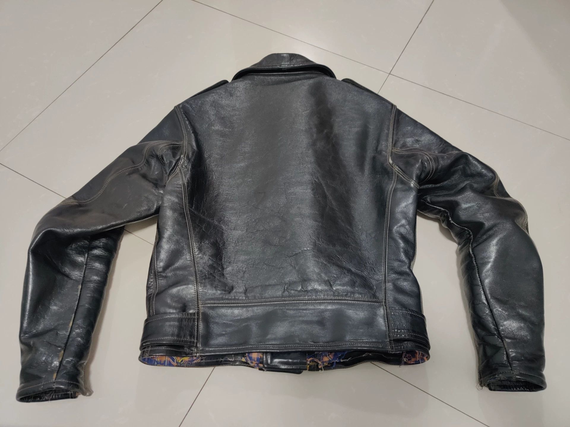 TOYS McCOY vintage black leather motorcycle jacket Size US M / EU 48-50 / 2 - 2 Thumbnail