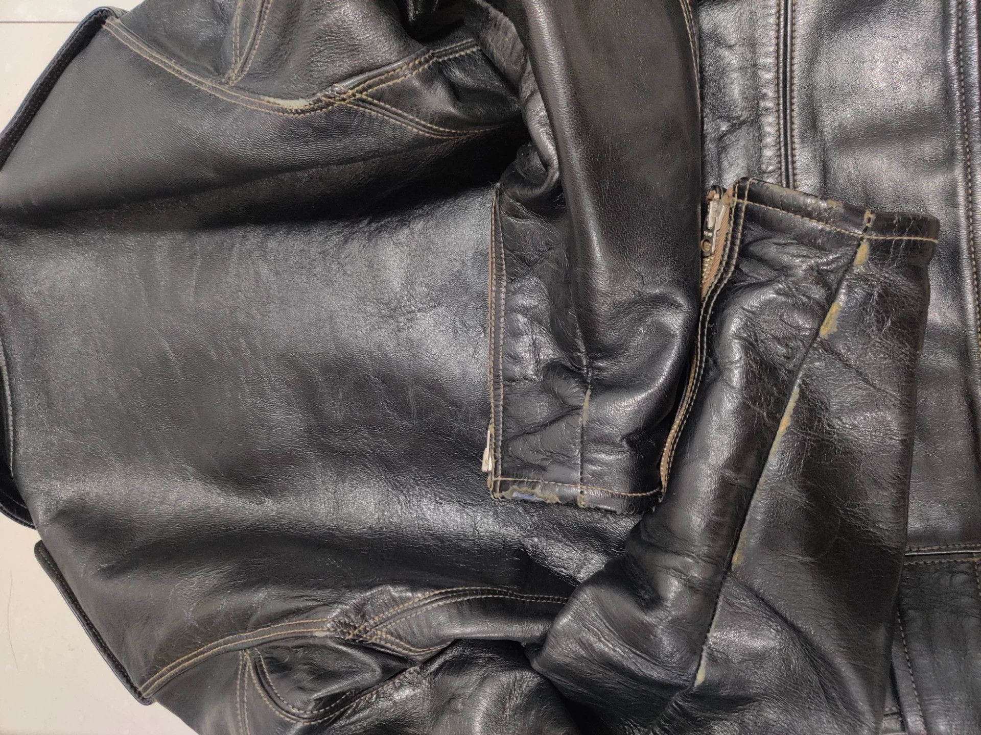 TOYS McCOY vintage black leather motorcycle jacket Size US M / EU 48-50 / 2 - 7 Thumbnail