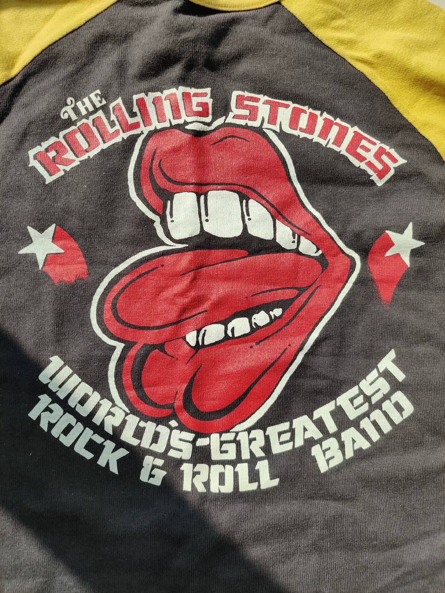 Freewheelers bootleggers skull graphic tee with yellow sleeves Size US S / EU 44-46 / 1 - 4 Thumbnail