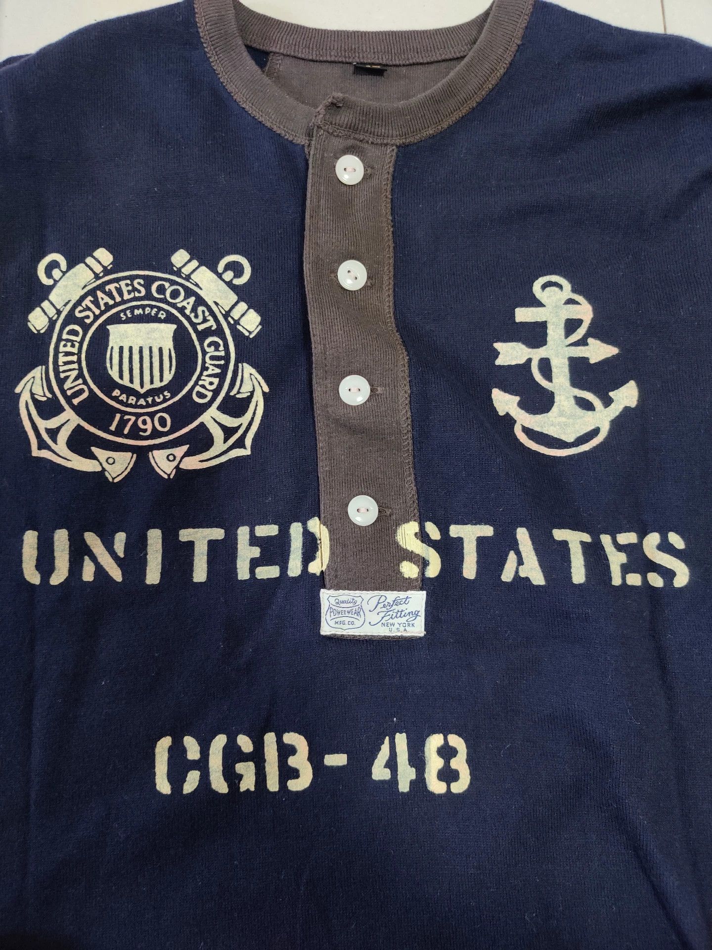 Freewheelers freewheelers navy anchor graphic long sleeve shirt Size US M / EU 48-50 / 2 - 3 Thumbnail