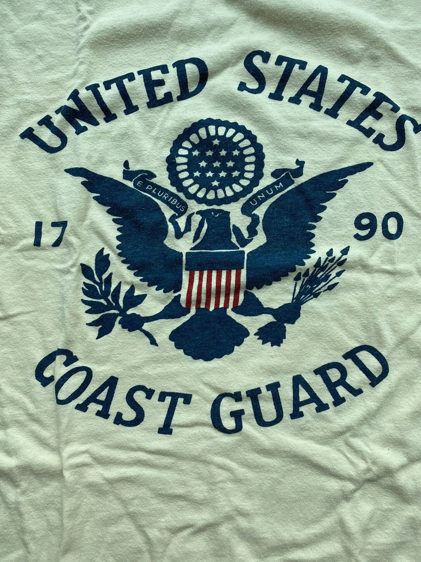 Freewheelers red and white coast guard short sleeve tee Size US S / EU 44-46 / 1 - 4 Thumbnail