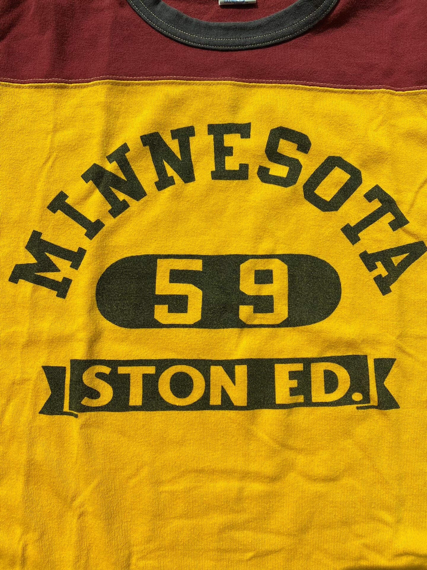 Freewheelers long sleeve yellow minnesota shirt Size US S / EU 44-46 / 1 - 4 Thumbnail