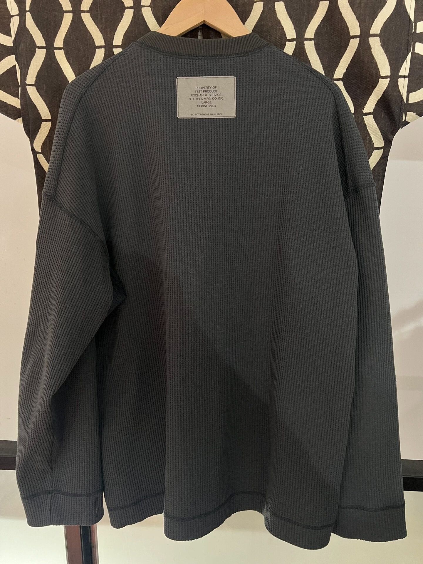 N.Hoolywood nhoolywood crewneck long sleeve waffle t-shirt Size US M / EU 48-50 / 2 - 2 Thumbnail