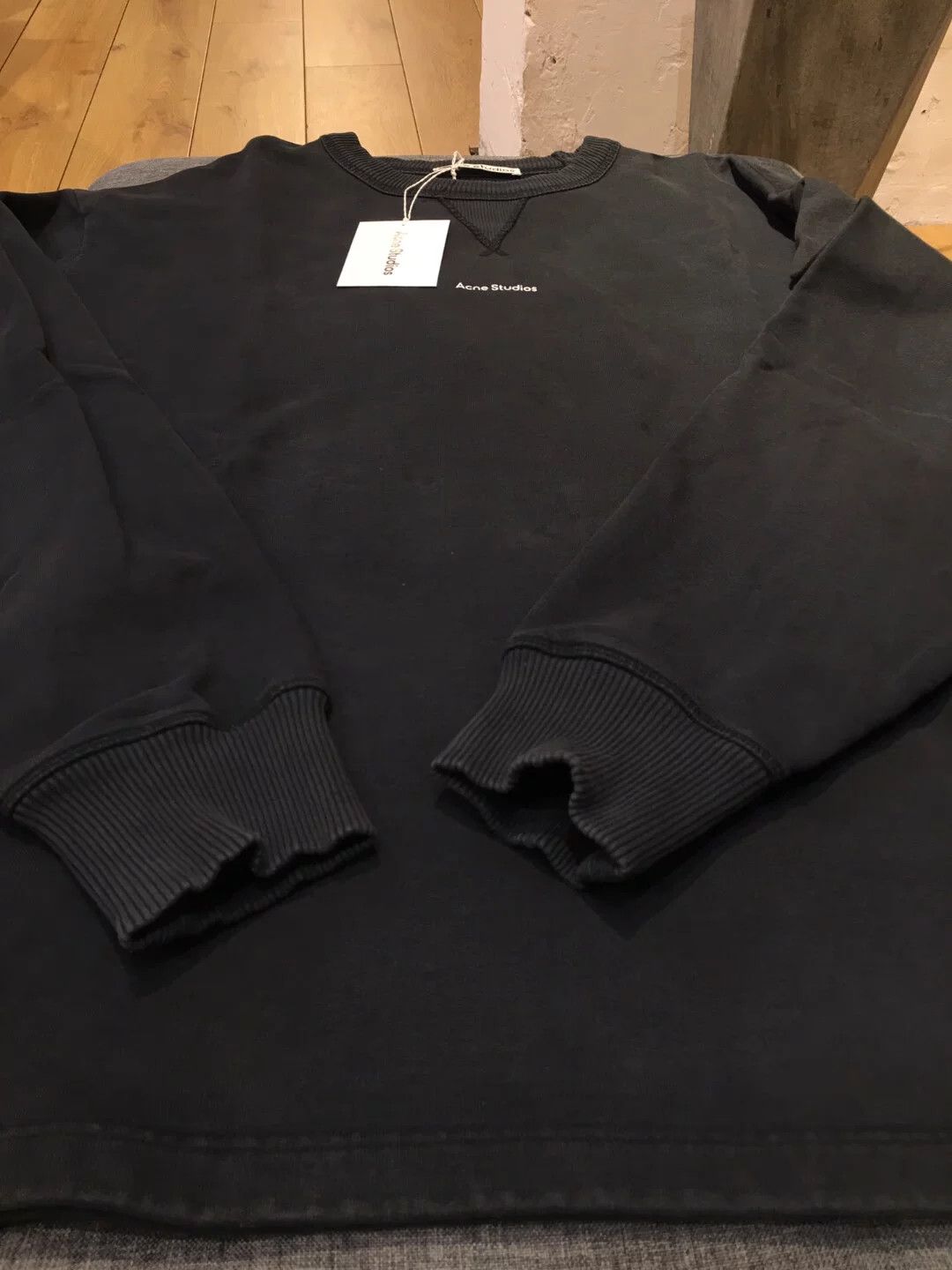 Acne Studios acne studios logo sweatshirt with tag Size US M / EU 48-50 / 2 - 3 Thumbnail