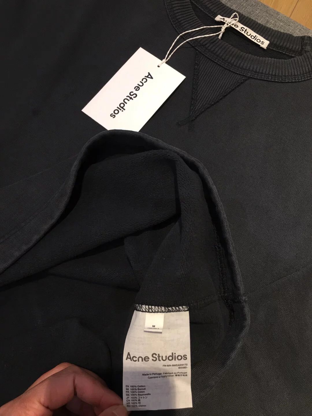 Acne Studios acne studios logo sweatshirt with tag Size US M / EU 48-50 / 2 - 5 Thumbnail