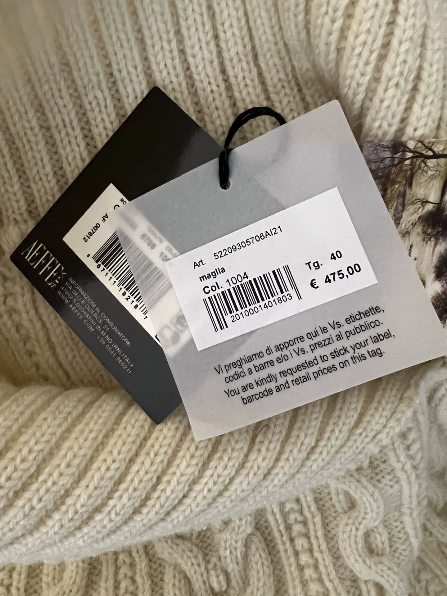 Philosophy di Lorenzo Serafini light beige irregular knit turtleneck sweater Size XL / US 12-14 / IT 48-50 - 4 Thumbnail