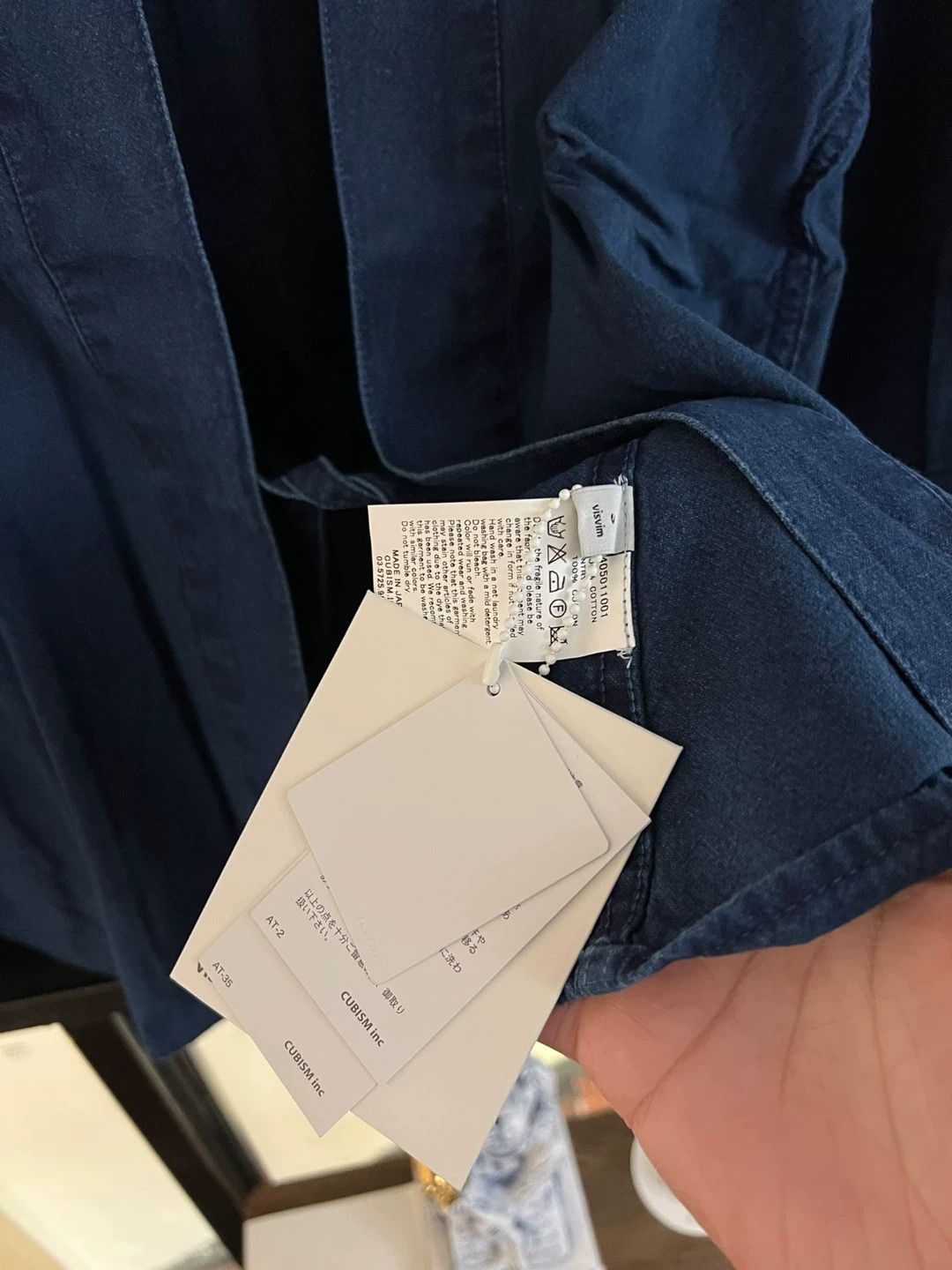 Visvim visvim lhamo blue dye shirt Size US M / EU 48-50 / 2 - 4 Thumbnail