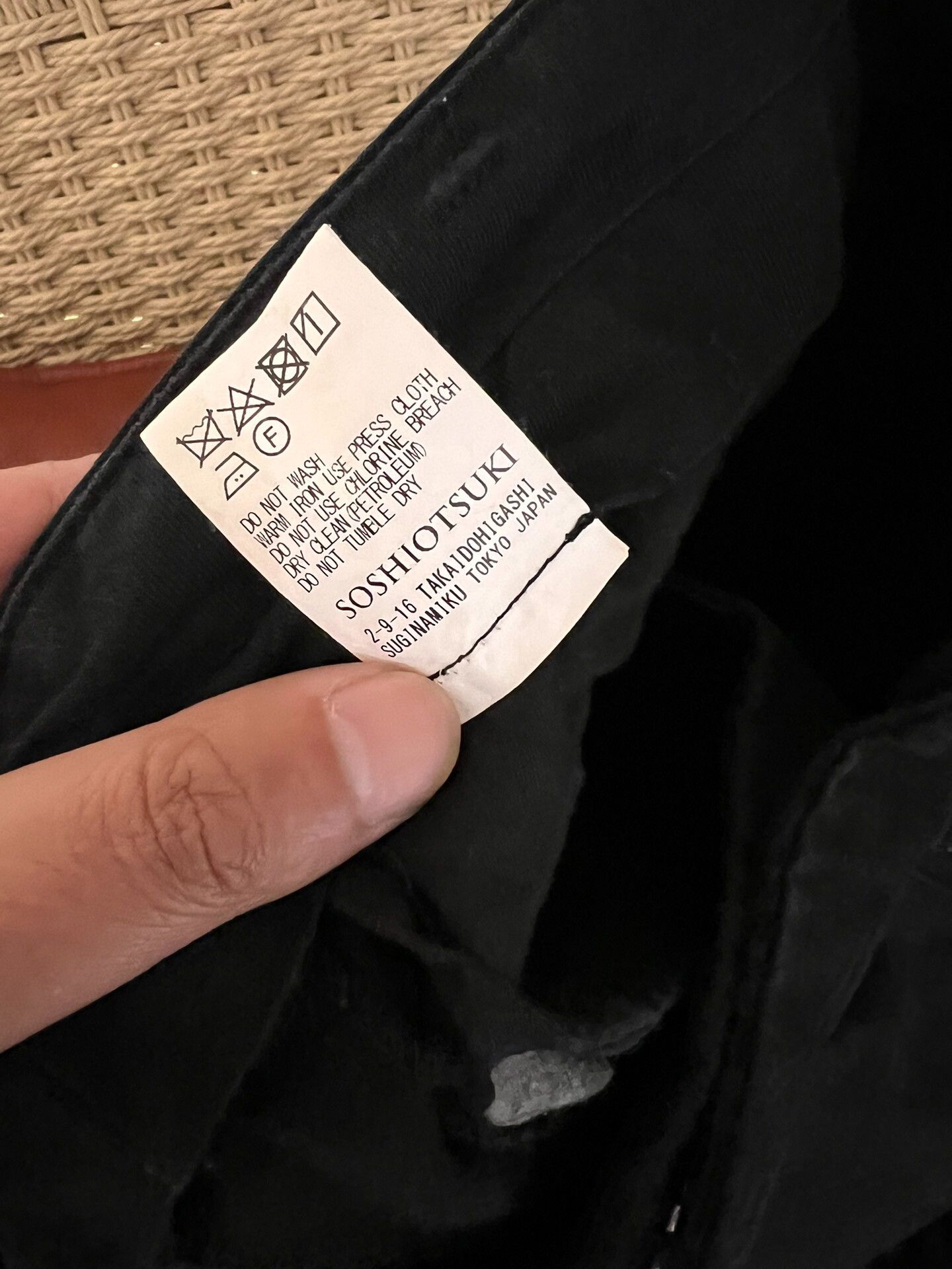 SOSHIOTSUKI Soshi Otsuki Black Pocket Cargo Pants Size US 31 - 5 Thumbnail