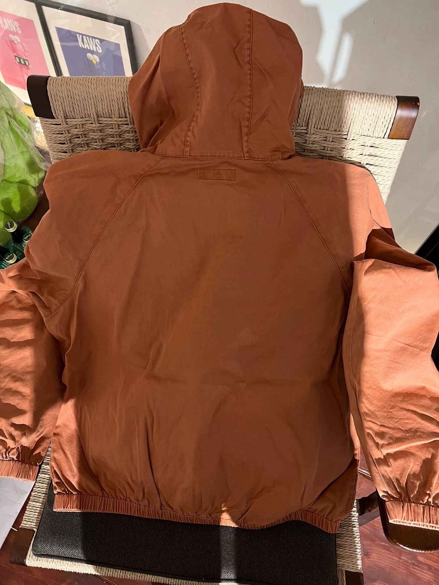 Supreme supreme overdyed twill hooded jacket orange Size US M / EU 48-50 / 2 - 2 Thumbnail