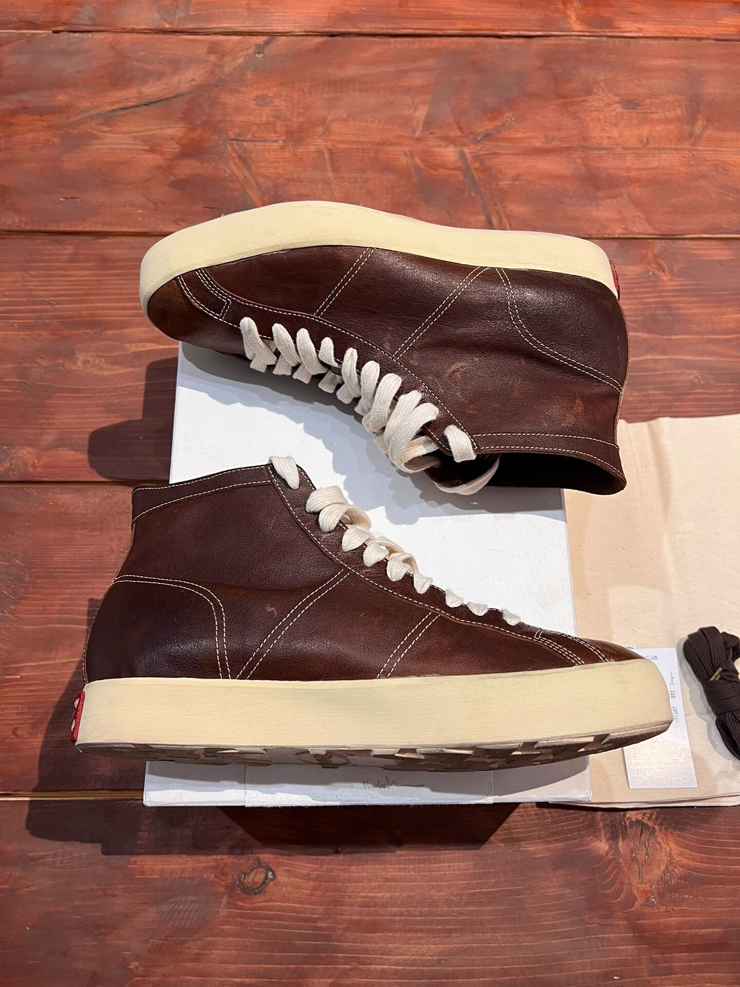 Visvim visvim foley hi-folk kangaroo leather sneakers Size US 10 / EU 43 - 5 Thumbnail