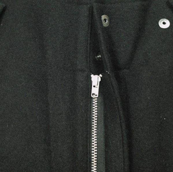 Other Other Omar Afridi A TROUSERS Wool Trousers Leather Bottoms OA-AW21-TRS-103-01 DUTY FREE for USA Size ONE SIZE - 5 Thumbnail