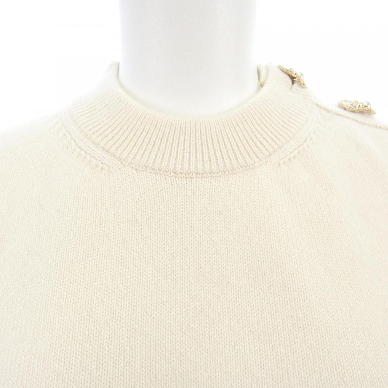 Chanel Chanel Chanel Cashmere Knit Others Tops P65212K60945 DUTY FREE for USA Size ONE SIZE - 6 Thumbnail
