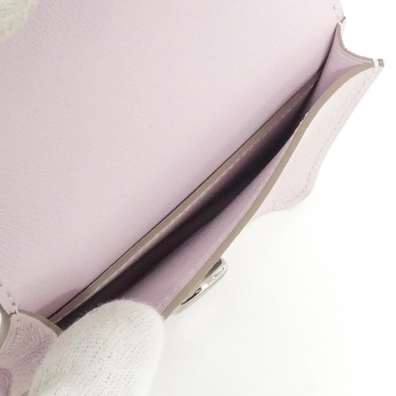 Hermes Hermes Hermès Dogon Evercolor Card Case Leather Card Case Stamp U DUTY FREE for USA Size ONE SIZE - 5 Thumbnail