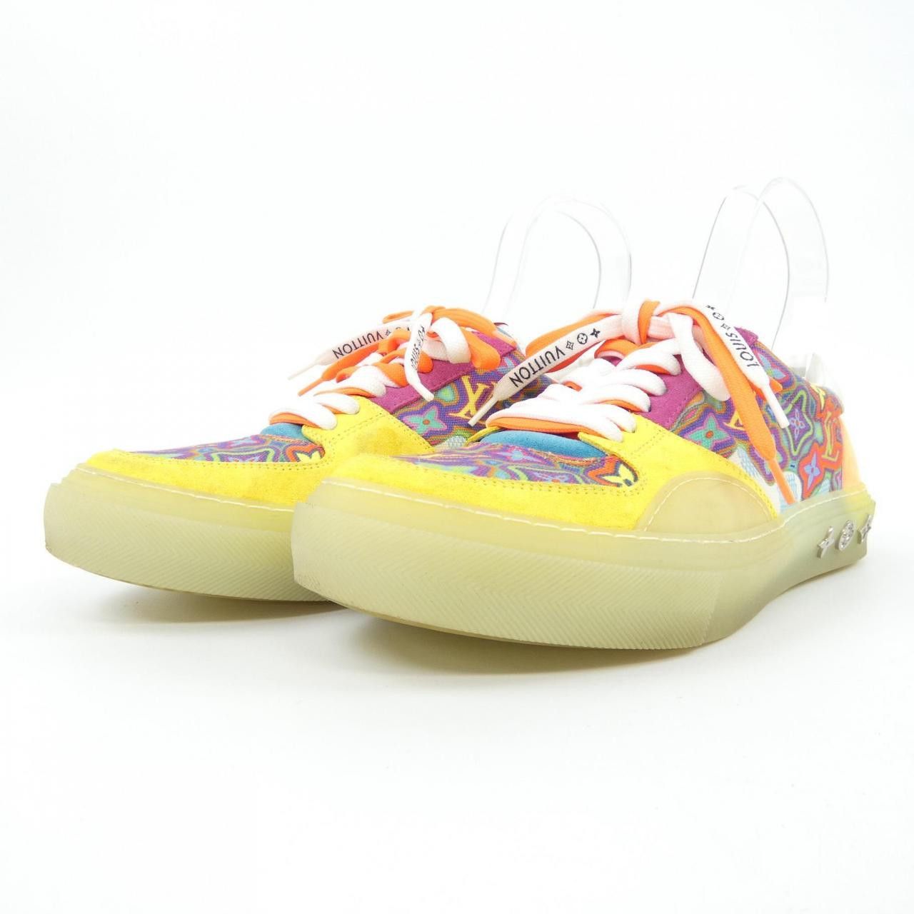 Louis Vuitton Louis Vuitton Louis Vuitton LV Ollie Line Sneakers Leather Shoes DUTY FREE for USA Size ONE SIZE - 3 Thumbnail