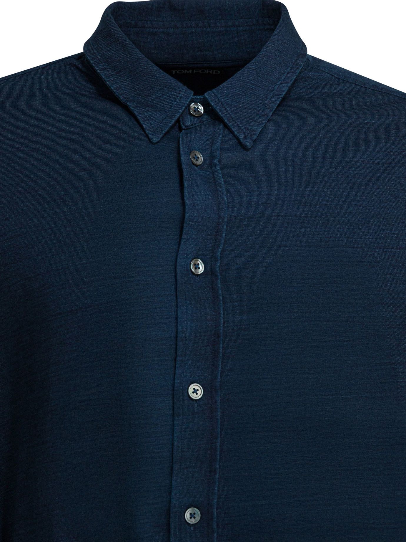 Tom Ford Cotton Shirt Size US L / EU 52-54 / 3 - 3 Thumbnail