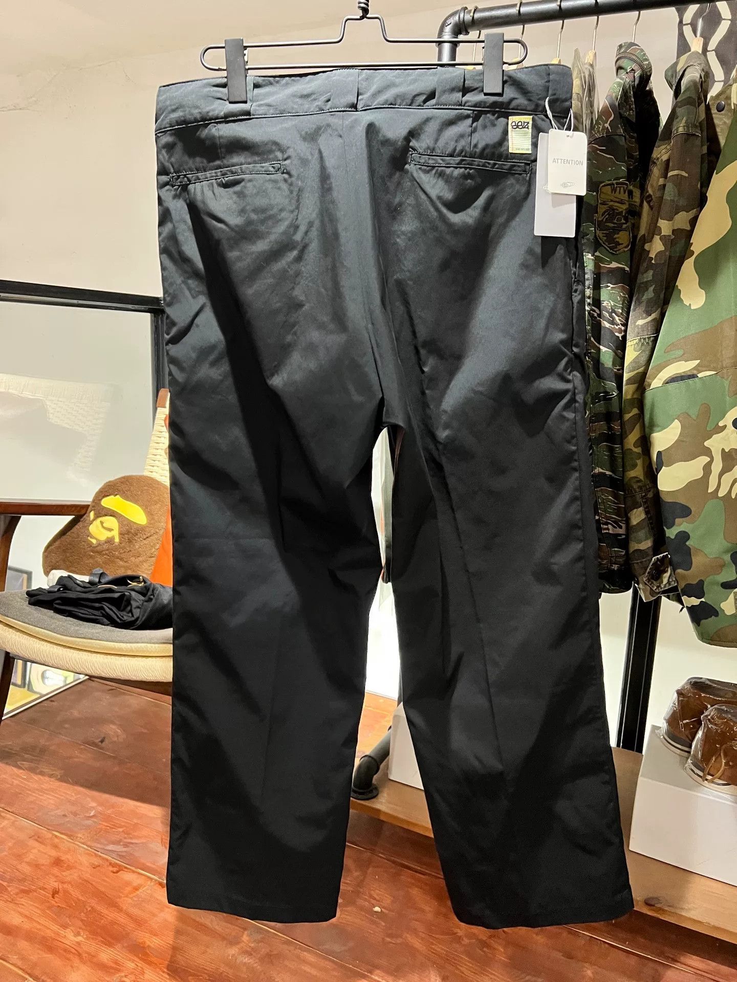 Beams Japan black loose-fit casual pants for men Size US 34 / EU 50 - 2 Thumbnail