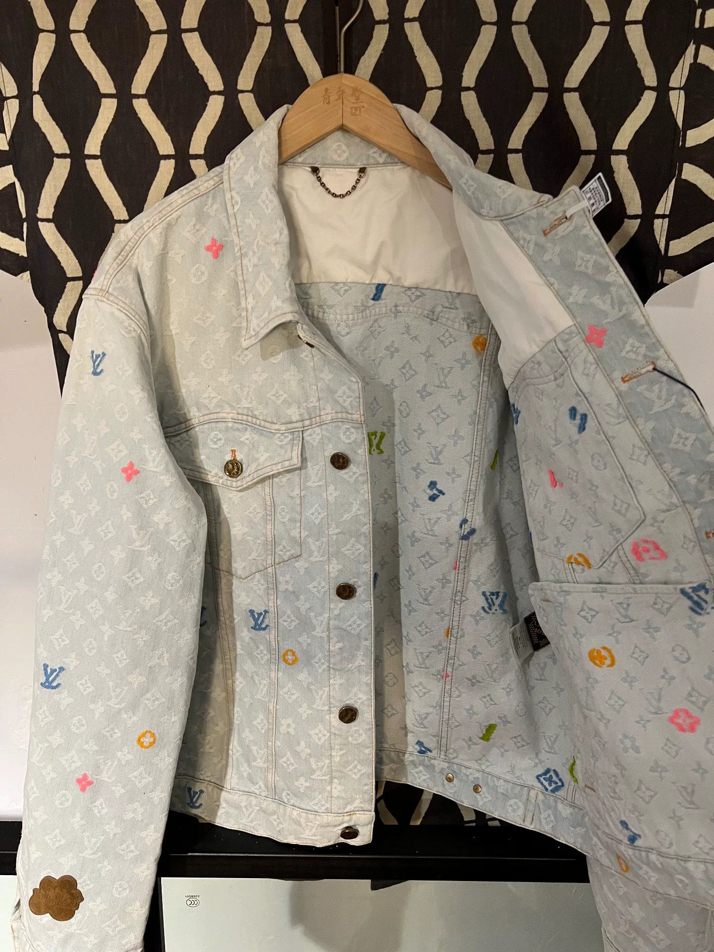 Louis Vuitton louis vuitton x tyler logo embroidered denim jacket Size US XXL / EU 58 / 5 - 2 Thumbnail
