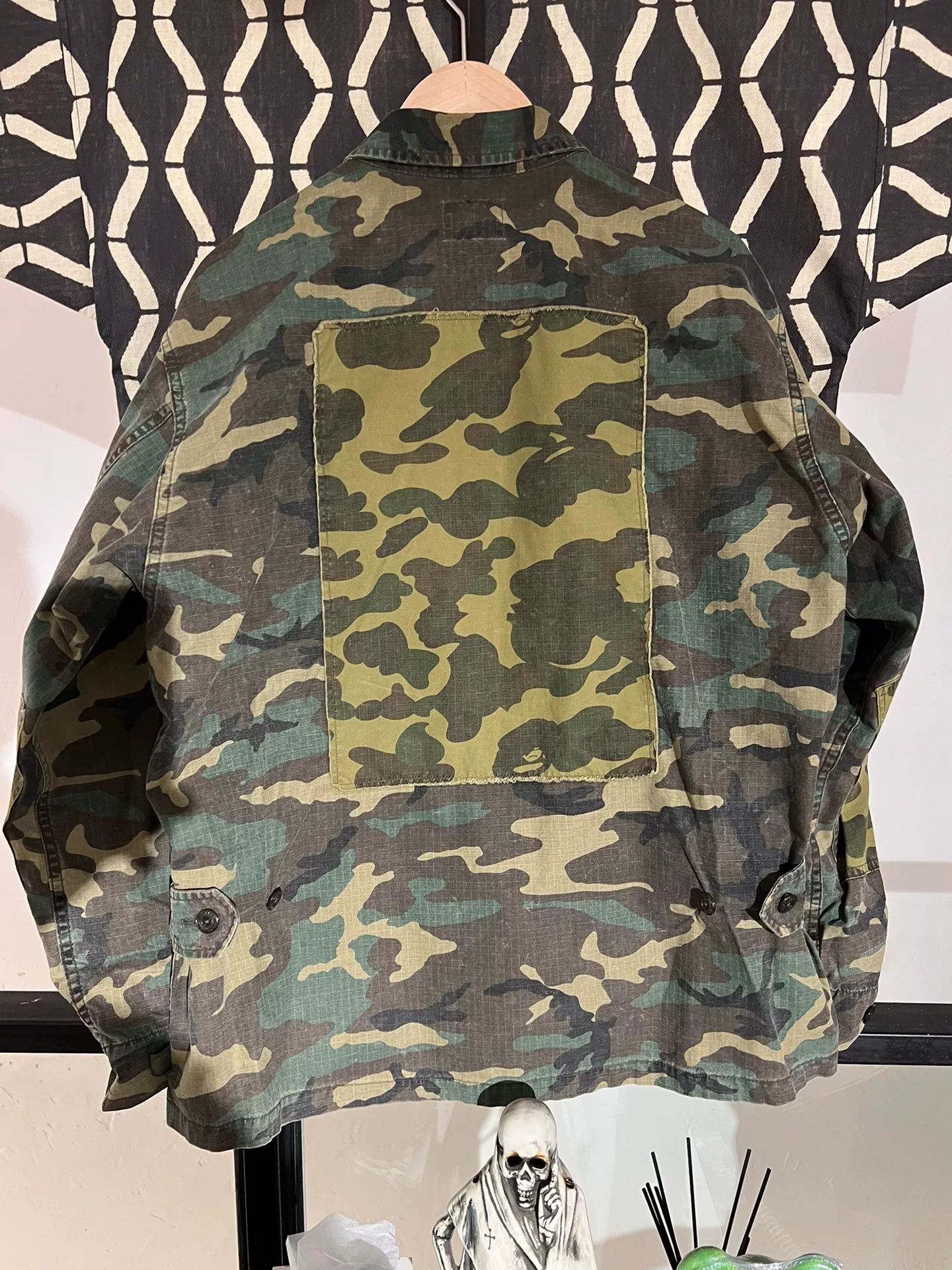 Bape bape x wtaps jungle camo long sleeve shirt Size US M / EU 48-50 / 2 - 2 Thumbnail