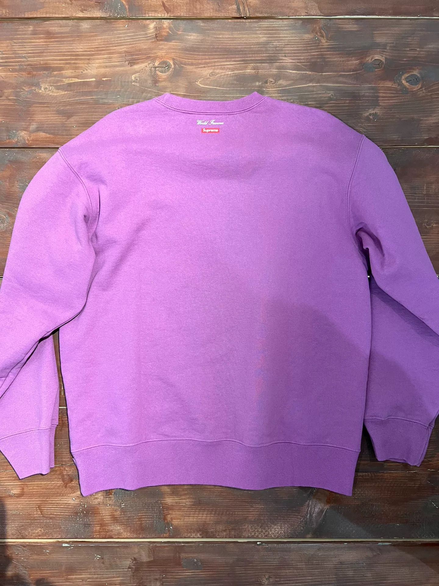 Supreme supreme 20fw aerial crewneck sweatshirt purple Size US M / EU 48-50 / 2 - 6 Thumbnail