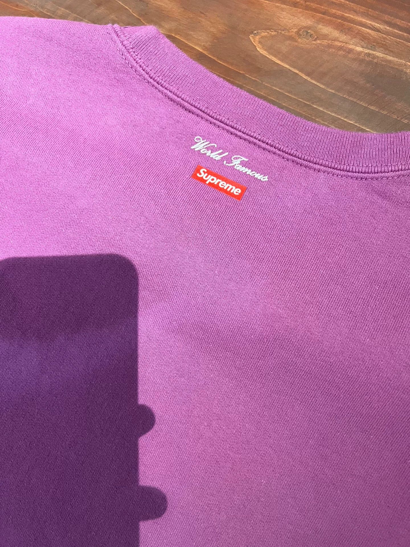 Supreme supreme 20fw aerial crewneck sweatshirt purple Size US M / EU 48-50 / 2 - 7 Thumbnail
