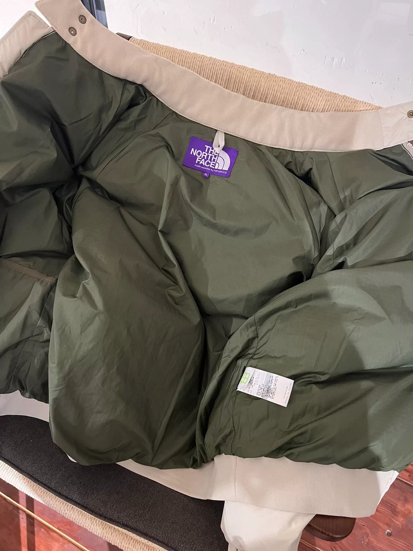 The North Face Purple Label beige north face down jacket Size US XL / EU 56 / 4 - 3 Thumbnail