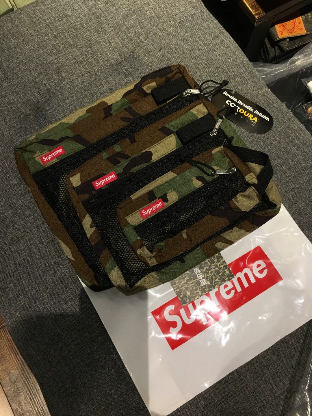 Supreme supreme multifunctional mesh organizer bags set Size ONE SIZE - 3 Thumbnail