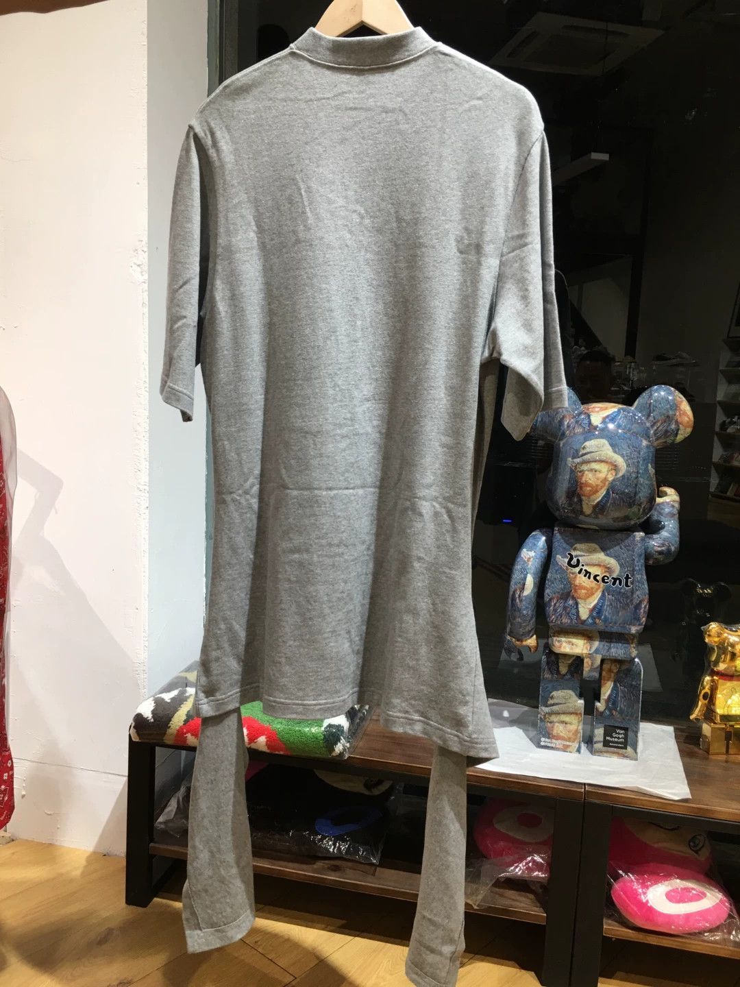 Balenciaga balenciaga short sleeve top in gray Size XS / US 0-2 / IT 36-38 - 2 Thumbnail