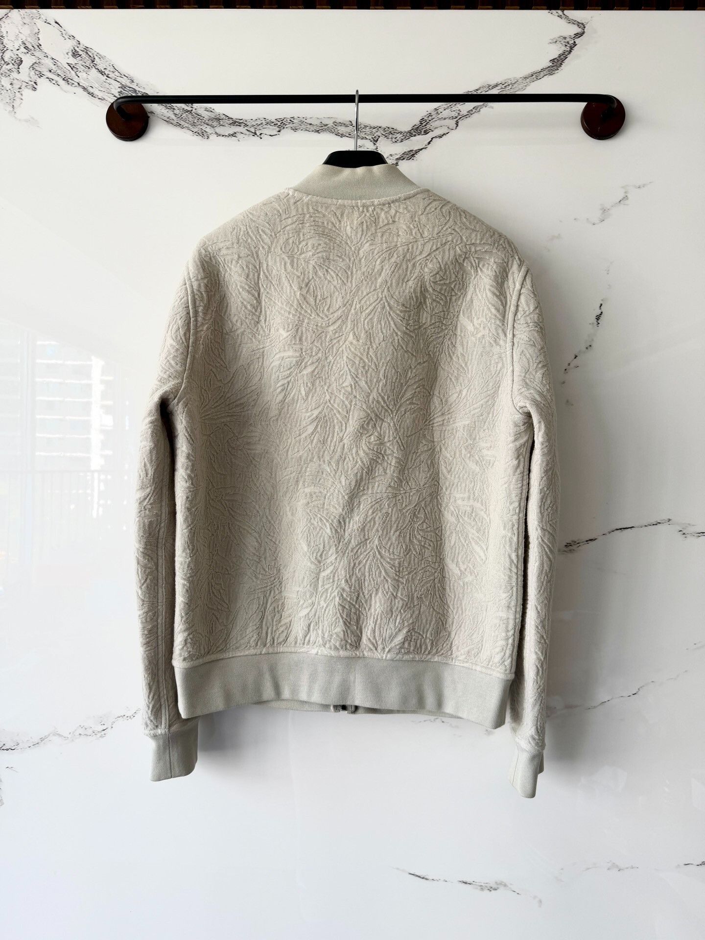 Hermes hermes gray knit baseball jacket size S Size US S / EU 44-46 / 1 - 4 Thumbnail