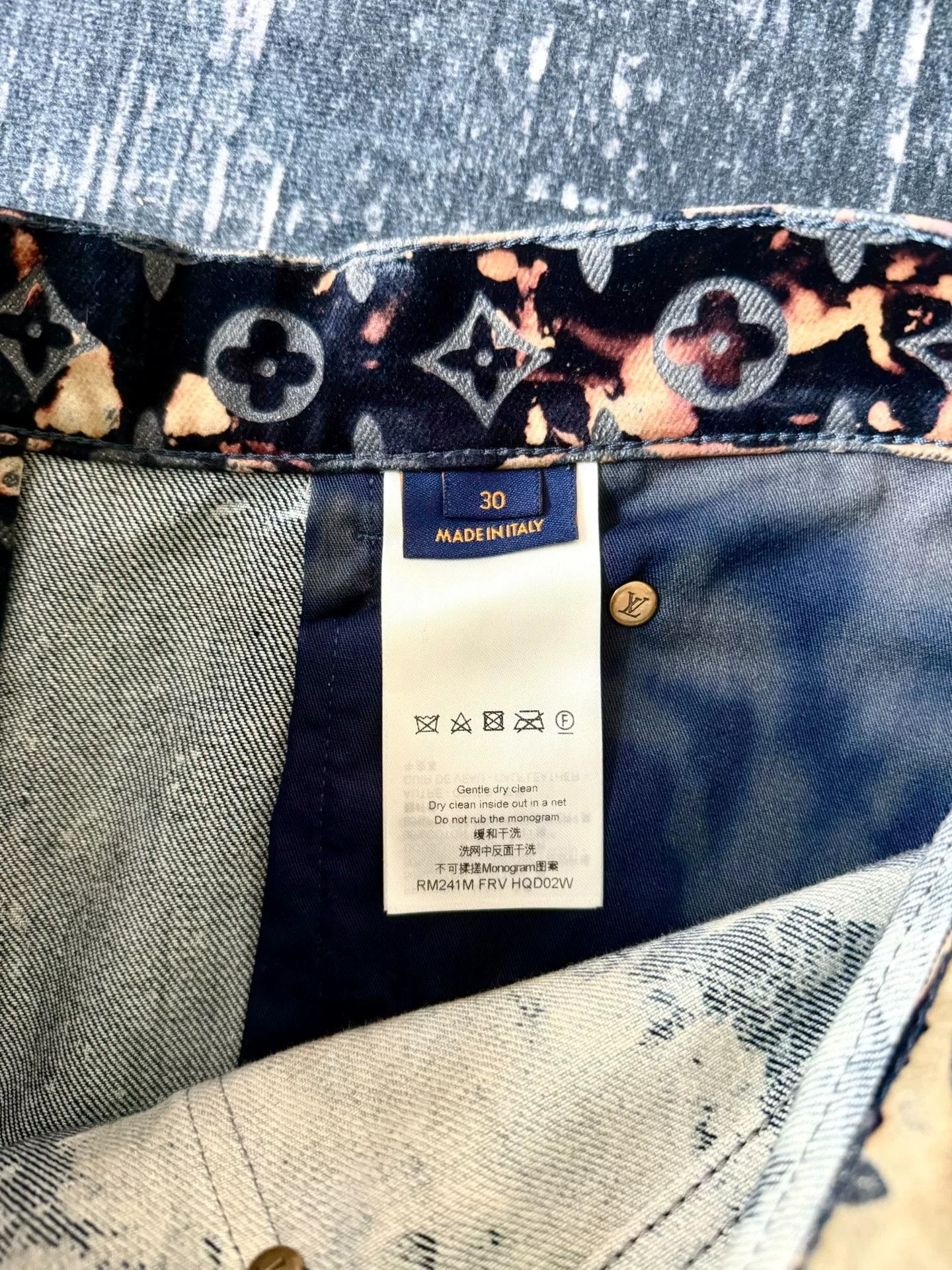 Louis Vuitton louis vuitton LV 24ss fire cloud denim pants Size 30" / US 8 / IT 44 - 4 Thumbnail